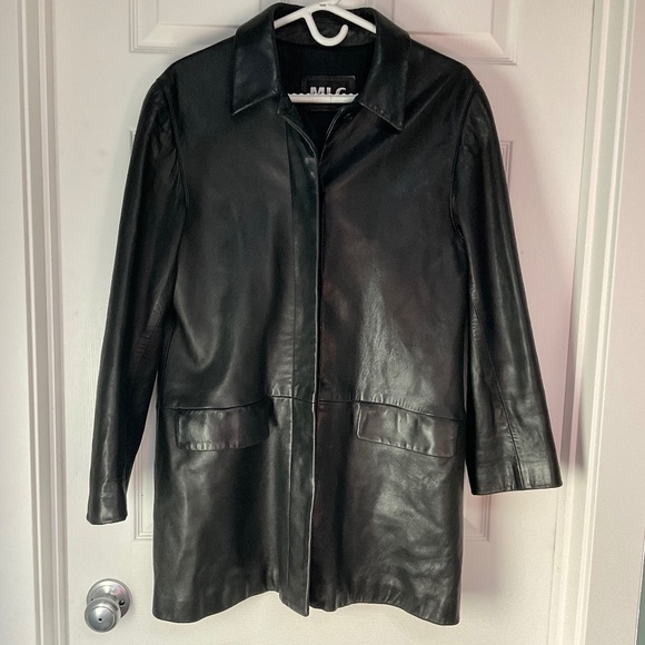 Classic Black Leather Jacket - Picture 1 of 10